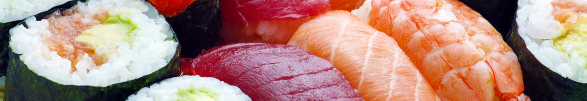 Eating Asian Fusion Sushi at Sushi Room SHIO restaurant in New Brunswick, NJ.